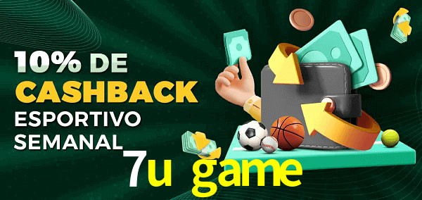 10% de bônus de cashback na 7u game